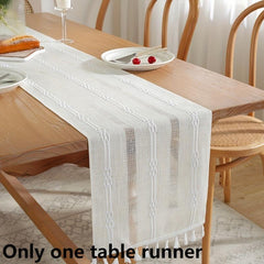 Polka Dot Table Runner Polyester Home Decoration