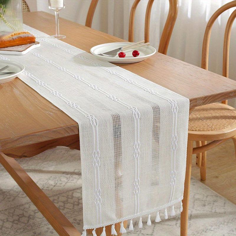 Polka Dot Table Runner Polyester Home Decoration