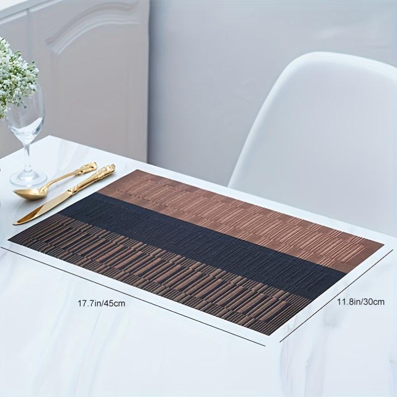Thickened Teslin Place Mat Non Slip Heat Insulation Kitchen Dining Table Mat