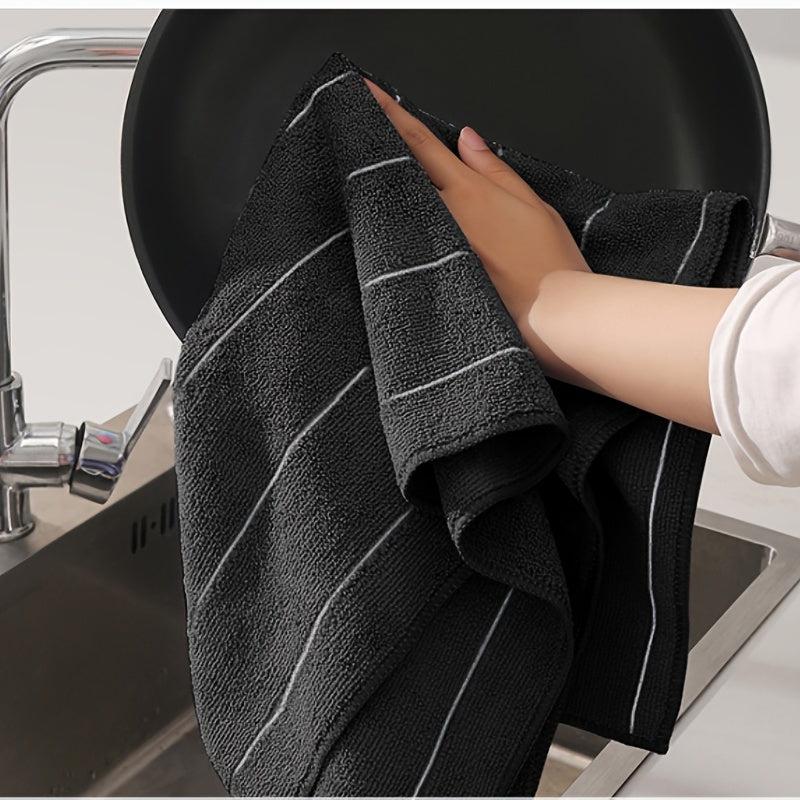 2pcs Wide Microfiber Cleaning Cloth Thickened Towels for Home