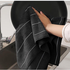 2pcs Wide Microfiber Cleaning Cloth Thickened Towels for Home