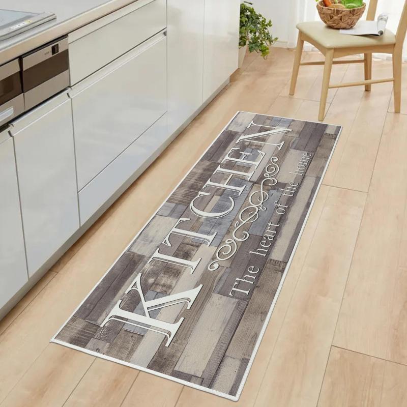 Kitchen Rug 1pc Non Slip Stain Resistant Waterproof