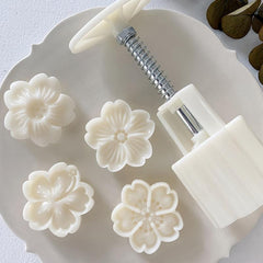 Mooncake Dessert Embossed Plastic Pressing Mold Set