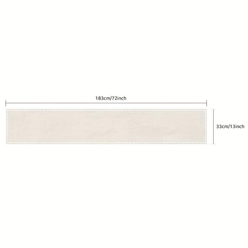 Polyester Christmas Table Runner Snowman Santa Claus Table Mat Xmas Holiday Deco