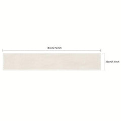 Polyester Christmas Table Runner Snowman Santa Claus Table Mat Xmas Holiday Deco