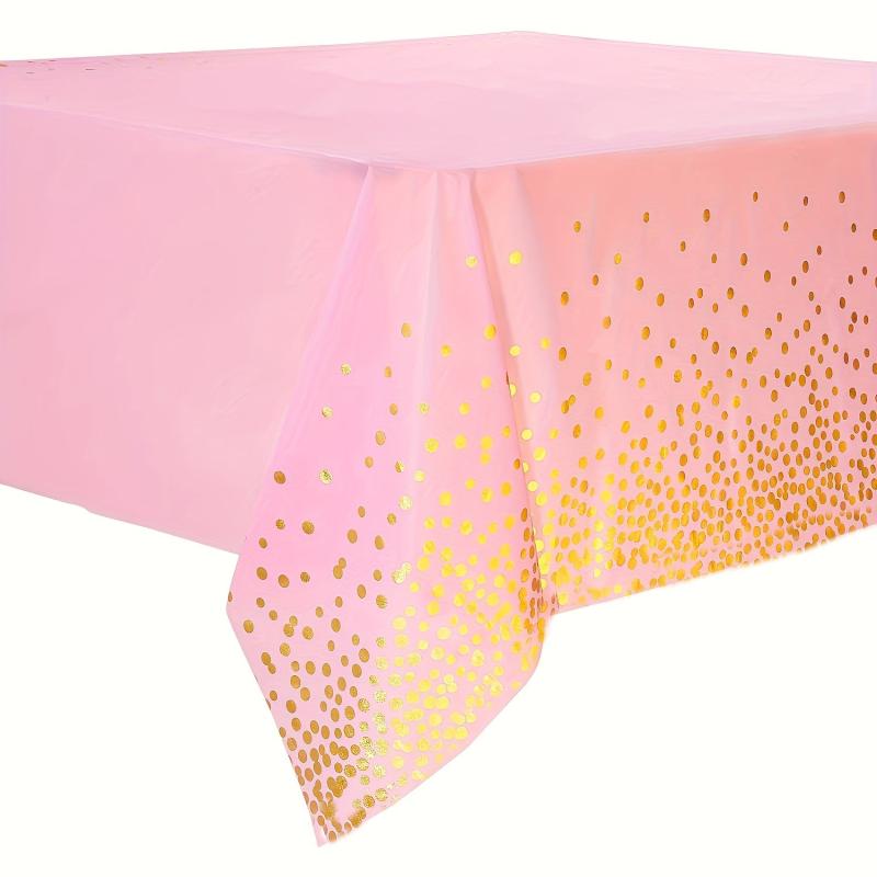 Polka Dot Tablecloth Plastic Cover For Events