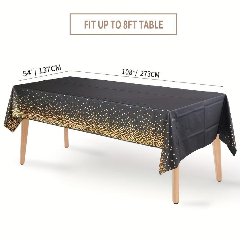 Polka Dot Tablecloth Plastic Cover For Events