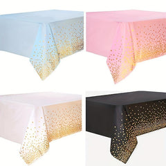 Polka Dot Tablecloth Plastic Cover For Events