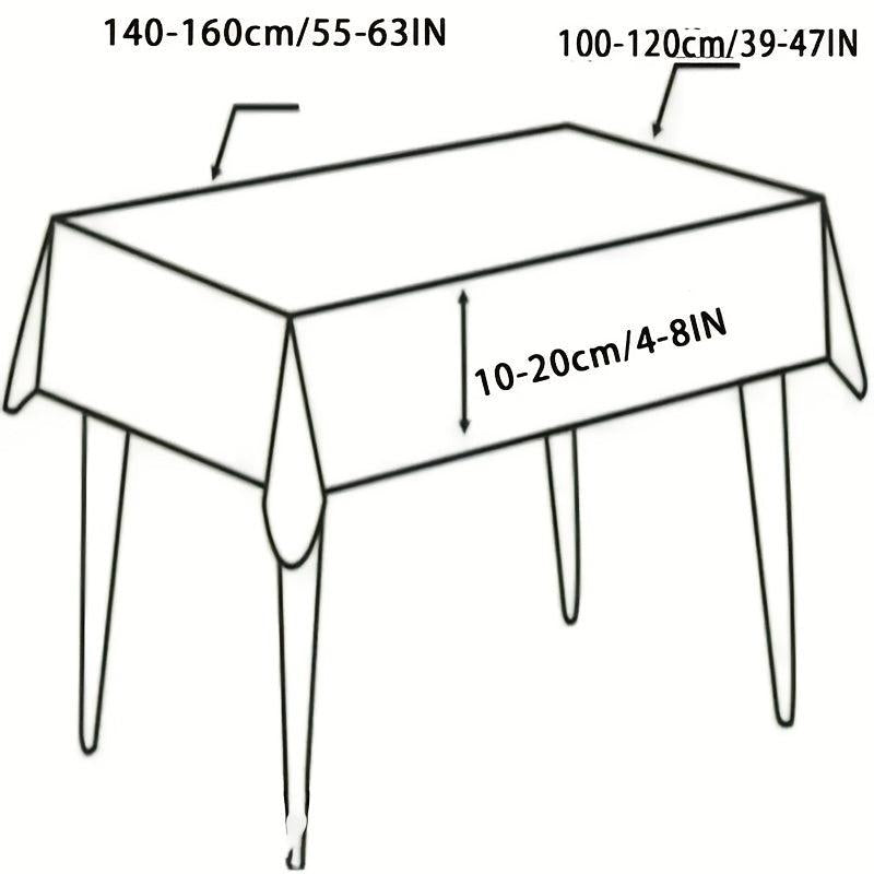 Polyester Tablecloth High-End Nordic Style Waterproof Table Cover