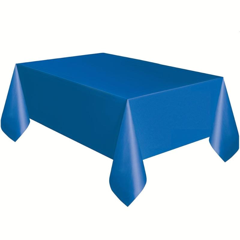 Plastic Tablecloth Disposable Table Cover Rectangle Solid Table Cloth
