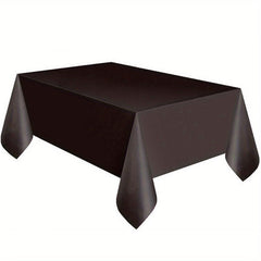 Plastic Tablecloth Disposable Table Cover Rectangle Solid Table Cloth