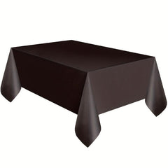 Plastic Tablecloth Disposable Table Cover Rectangle Solid Table Cloth