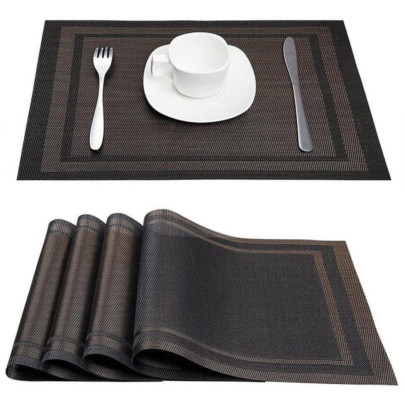 Woven Placemats for Dining Table Boho Decor Plastic Place Mats
