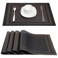 Woven Placemats for Dining Table Boho Decor Plastic Place Mats