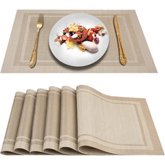 Woven Placemats for Dining Table Boho Decor Plastic Place Mats
