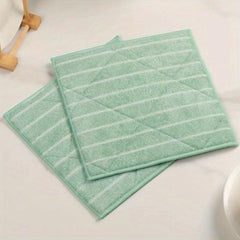 6pcs Bamboo Fiber Dish Towel Microfiber Soft Dishcloth Double sided Thickened