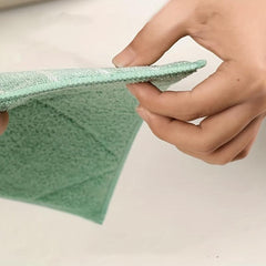 6pcs Bamboo Fiber Dish Towel Microfiber Soft Dishcloth Double sided Thickened