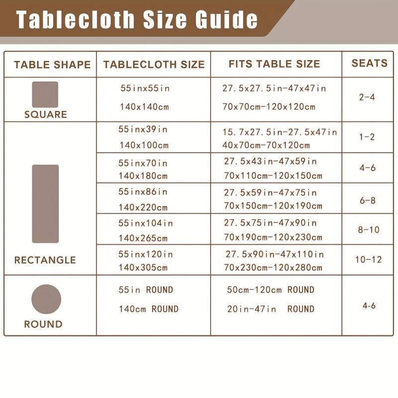 Waterproof Cotton Linen Tablecloth for Home Decor