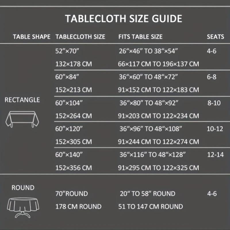 Christmas Rectangle Jacquard Damask Table Cloth