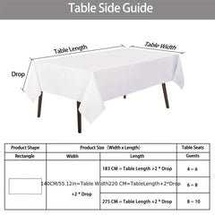 Sunflower Tablecloth Orange Floral Rectangle Waterproof Cover