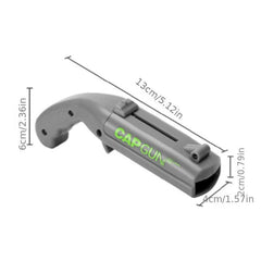 Funny Cap Gun Bottle Opener with Corkscrew for Parties