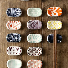 4pcs Oval Spoon and Chopstick Rack for Efficient Storage