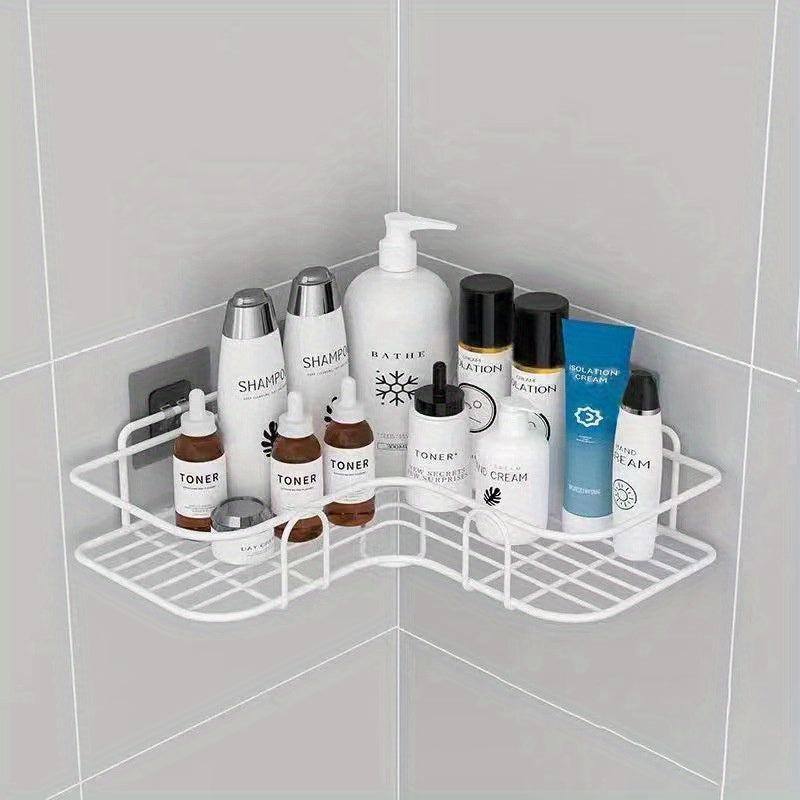Bathroom Storage Rack Punch Corner Frame Shower Shelf