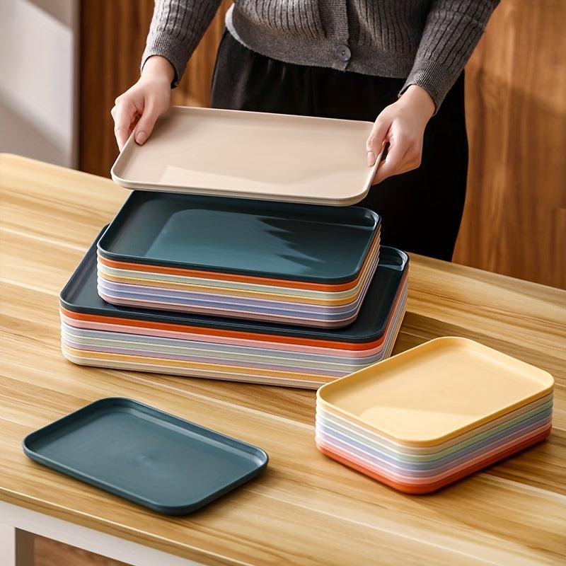 Rectangular Reusable Breakfast Serving Tray