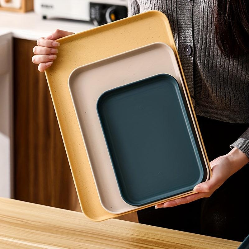Rectangular Reusable Breakfast Serving Tray