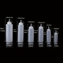1pc Squeeze Bottles Sauce Bottles for Salad BBQ Baking Roasting Camping