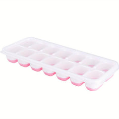 4pcs Silicone Ice Cube Mold with Spill-Resistant Lid