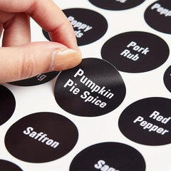 180pcs Waterproof Spice Labels for Bottles Creative Kitchen Organization