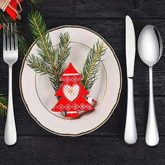 Stainless Steel Flatware Set Cutlery - Easy Clean & Dishwasher Safe