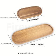 Wooden Fruit Tray Solid Wood Dessert Tray Multifunctional Snack Plate