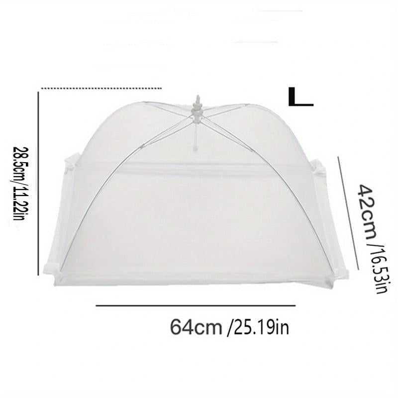 Foldable Food Mesh Cover Anti Fly Mosquito Pop Up Food Cover Umbrella