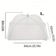 Foldable Food Mesh Cover Anti Fly Mosquito Pop Up Food Cover Umbrella