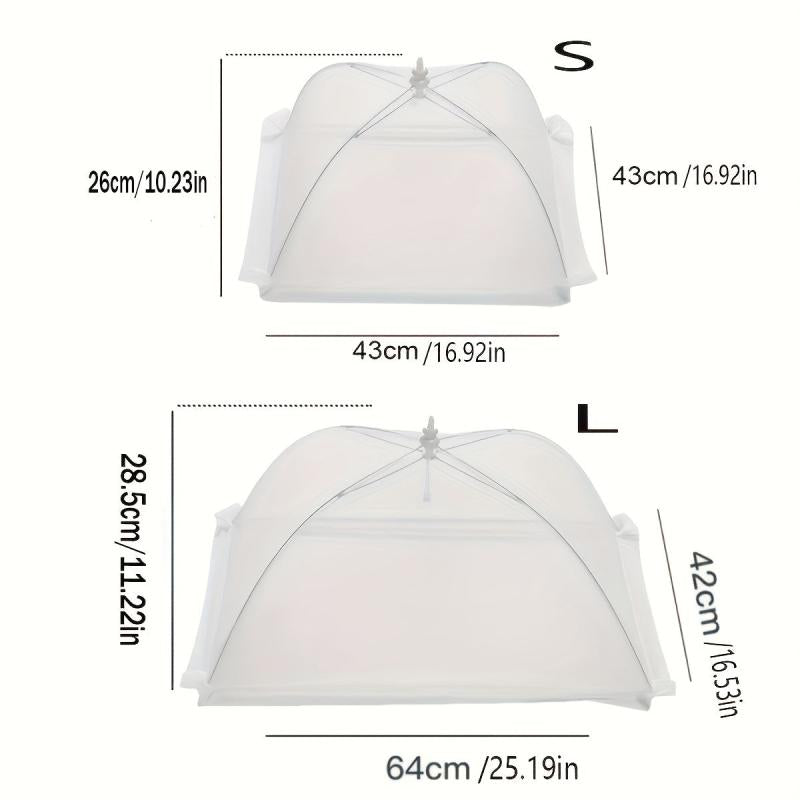 Foldable Food Mesh Cover Anti Fly Mosquito Pop Up Food Cover Umbrella