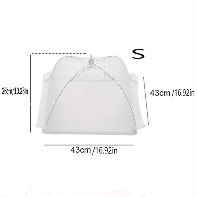 Foldable Food Mesh Cover Anti Fly Mosquito Pop Up Food Cover Umbrella