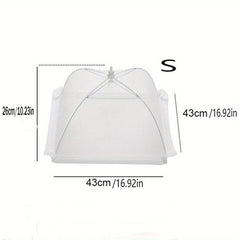 Foldable Food Mesh Cover Anti Fly Mosquito Pop Up Food Cover Umbrella