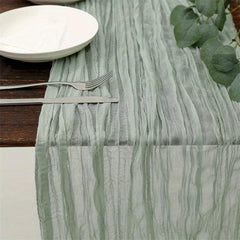 Boho Cheesecloth Table Runner for Weddings Bridal Showers Baby Showers