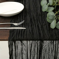 Boho Cheesecloth Table Runner for Weddings Bridal Showers Baby Showers