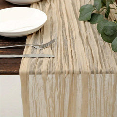 Boho Cheesecloth Table Runner for Weddings Bridal Showers Baby Showers