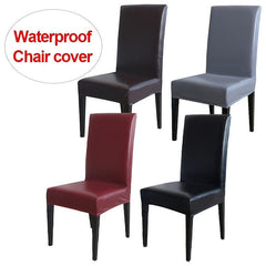 1pc PU Waterproof Chair Cover for Home Wedding Party