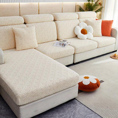 Wear Resistant Sofa Slipcover L Shape Stretch Furniture Protector