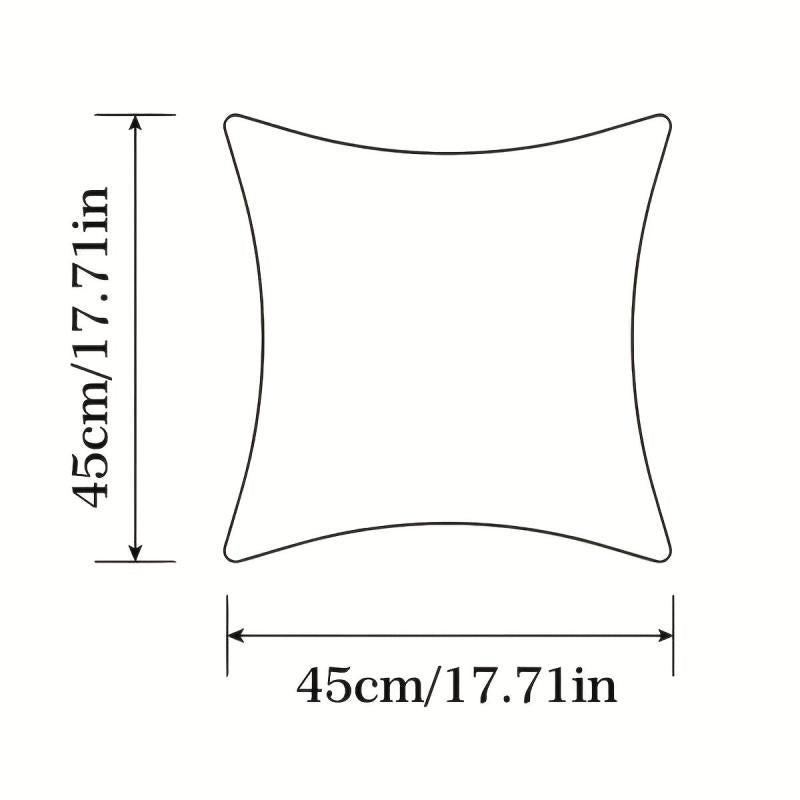 Geometric Pattern Printed Throw Pillow Covers