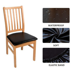 Waterproof PU Leather Chair Cushion Cover for Cafe Bar Restaurant Home