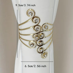 Alloy Crystal Curtain Buckle - Easy Installation