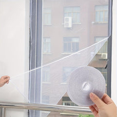 Self Adhesive Window Screen Netting Mesh DIY Curtain With Sticky Tape