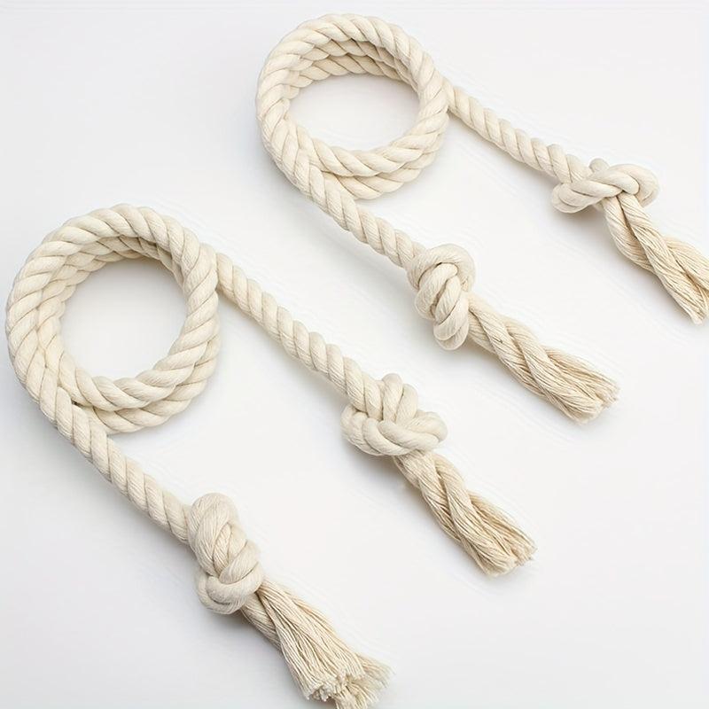 2pcs Curtain Tiebacks Rope Cotton Linen Curtain Ties