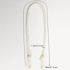 2pcs Curtain Tiebacks Rope Cotton Linen Curtain Ties